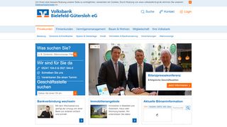 
                            1. Volksbank Bielefeld-Gütersloh eG: Privatkunden