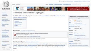 
                            7. Volksbank Brackenheim-Güglingen – Wikipedia