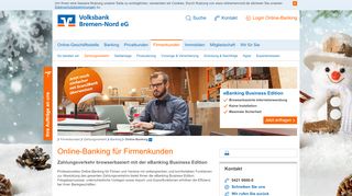 
                            6. Volksbank Bremen-Nord eG Online-Banking Firmenkunden