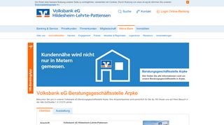 
                            7. Volksbank eG Beratungsgeschäftsstelle Arpke - Ihre Volksbank eG ...