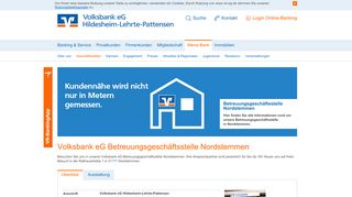 
                            10. Volksbank eG Betreuungsgeschäftsstelle Nordstemmen - Ihre ...