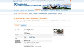 
                            7. Volksbank eG Geschäftsstelle Oldendorf - Privatkunden