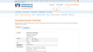 
                            2. Volksbank eG KompetenzCenter Vechelde - Volksbank eG, Wolfenbüttel