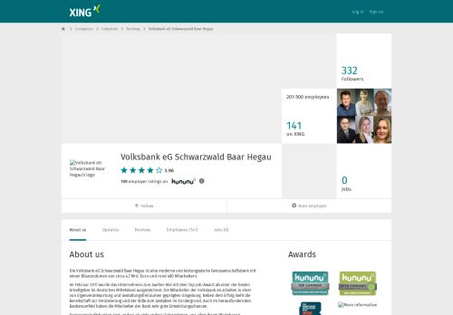 
                            7. Volksbank eG Schwarzwald Baar Hegau als Arbeitgeber | XING ...