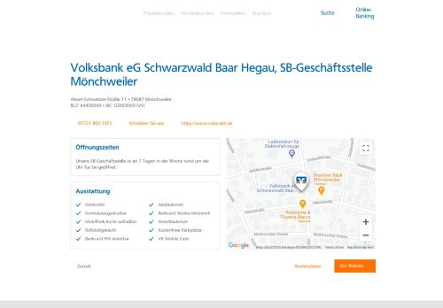 
                            4. Volksbank eG Schwarzwald Baar Hegau, SB-Geschäftsstelle ...