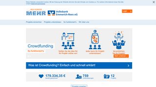 
                            5. Volksbank Emmerich-Rees - Viele schaffen mehr - Startseite