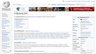 
                            11. Volksbank Erft – Wikipedia