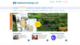 
                            13. Volksbank Esslingen eG: Privatkunden