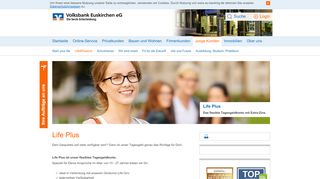 
                            9. Volksbank Euskirchen - Die beste Entscheidung Life Plus
