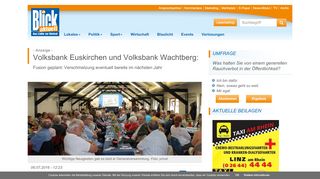 
                            12. Volksbank Euskirchen und Volksbank Wachtberg: - BLICK aktuell