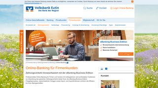 
                            5. Volksbank Eutin Raiffeisenbank eG Online-Banking Firmenkunden