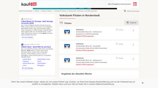 
                            11. Volksbank Filialen in Norderstedt - Adressen, Öffnungszeiten ... - kaufDA