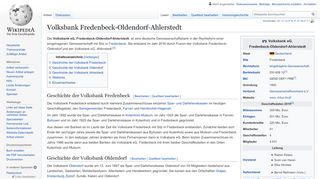 
                            8. Volksbank Fredenbeck-Oldendorf-Ahlerstedt – Wikipedia