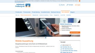 
                            12. Volksbank Freiburg eG: Mobile Auszahlung