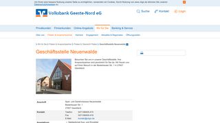 
                            7. Volksbank Geeste-Nord eG Geschäftsstelle Neuenwalde