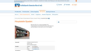 
                            6. Volksbank Geeste-Nord eG Haupstelle Spaden