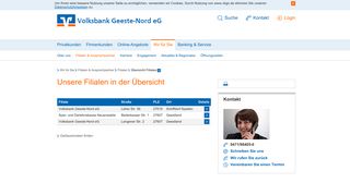 
                            3. Volksbank Geeste-Nord eG Übersicht Filialen