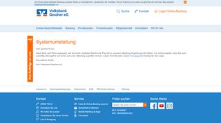 
                            2. Volksbank Gescher eG Online-Filiale - BLZ 40164901 - BIC GENODEM1GE1