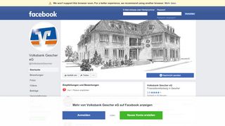 
                            10. Volksbank Gescher eG - Startseite | Facebook