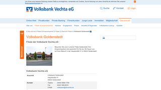 
                            11. Volksbank Goldenstedt - Volksbank Vechta eG