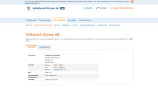 
                            13. Volksbank Greven eG - ...eine Spur persönlicher! *** Volksbank ...