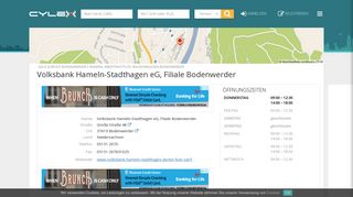 
                            7. Volksbank Hameln-Stadthagen eG in Bodenwerder - Öffnungszeiten