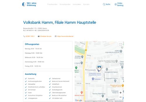 
                            4. Volksbank Hamm, Filiale Hamm Hauptstelle,Bismarckstraße 7-15 ...