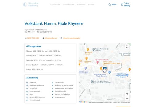 
                            5. Volksbank Hamm, Filiale Rhynern,Reginenstraße 6 - Volksbank ...
