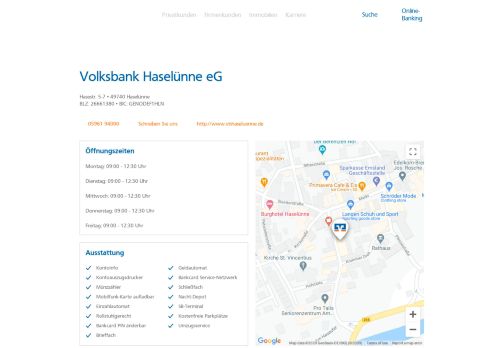 
                            5. Volksbank Haselünne eG,Hasestr. 5-7 - Volksbank Raiffeisenbank