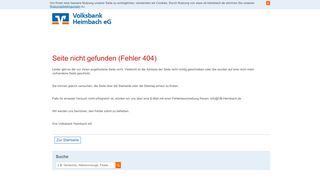 
                            7. Volksbank Heimbach eG Online-Filiale - BLZ 37069342 - BIC GENODED1HMB