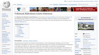 
                            8. Volksbank Hildesheim-Lehrte-Pattensen – Wikipedia