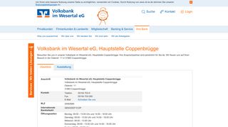 
                            9. Volksbank im Wesertal eG, Hauptstelle Coppenbrügge - Volksbank im ...