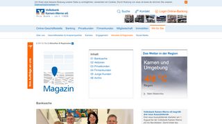 
                            7. Volksbank Kamen-Werne eG Aktuelles Regionales