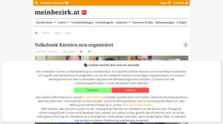 
                            9. Volksbank Kärnten neu organisiert - Spittal - Meinbezirk.at