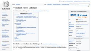 
                            9. Volksbank Kassel Göttingen – Wikipedia