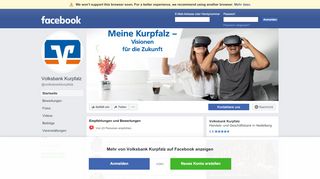 
                            8. Volksbank Kurpfalz - Startseite | Facebook