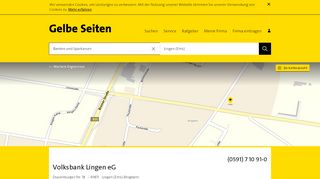 
                            6. Volksbank Lingen eG 49811 Lingen-Brögbern Adresse | Telefon ...