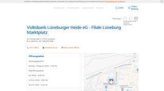 
                            2. Volksbank Lüneburger Heide eG - Filiale Lüneburg Marktplatz,Am ...