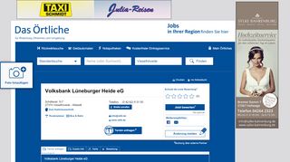 
                            10. Volksbank Lüneburger Heide eG in Visselhövede ⇒ in Das Örtliche