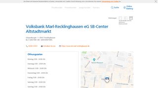 
                            11. Volksbank Marl-Recklinghausen eG SB-Center Altstadtmarkt ...