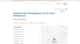 
                            10. Volksbank Marl-Recklinghausen eG SB-Center Röllinghausen ...