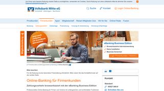 
                            7. Volksbank Mitte eG Online-Banking Firmenkunden