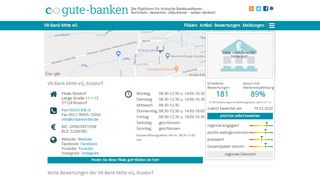 
                            4. Volksbank Mitte eG, Rosdorf: Bewertungen, Öffnungszeiten, Artikel ...