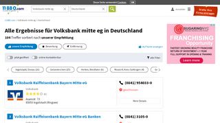 
                            12. ▷ Volksbank Mitte eG | Tel. (05527) 845... - Bewertung - 11880.com