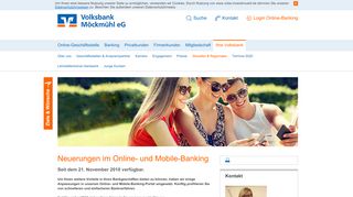 
                            13. Volksbank Möckmühl eG Neuerungen im Online-Banking