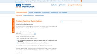 
                            4. Volksbank Möckmühl eG Online-Banking freischalten