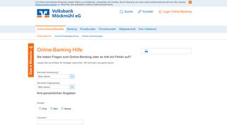 
                            8. Volksbank Möckmühl eG Online-Banking Hilfe