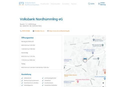 
                            2. Volksbank Nordhümmling eG,Hauptstr. 1-3 - Volksbank Raiffeisenbank