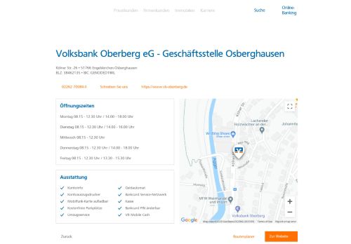 
                            10. Volksbank Oberberg eG - Geschäftsstelle Osberghausen,Kölner Str ...