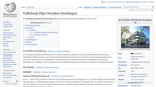 
                            8. Volksbank Olpe-Wenden-Drolshagen – Wikipedia